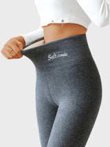 Ida fleece-lined high-waisted leggings, front view