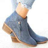 Women's Ragna V-cut ankle boots in Bone