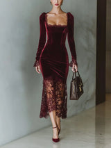 Women's Whitney long sleeve formal maxi dress - view 1