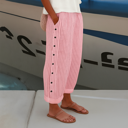 Bellamy | Elastic Waist Pants With Pockets