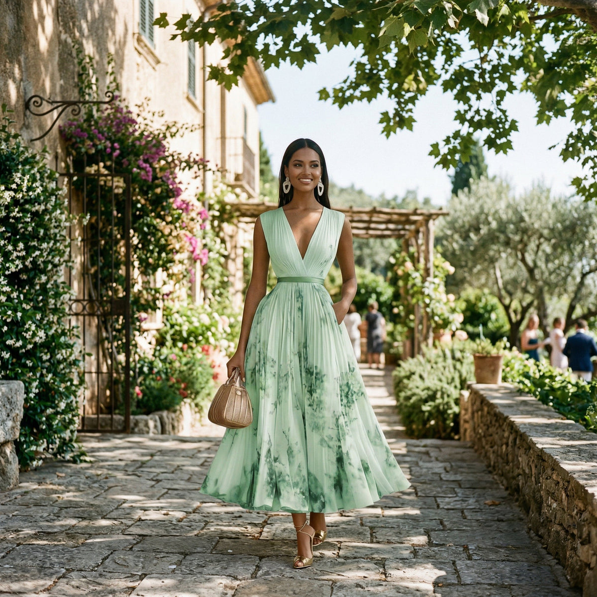 Dahlia | Floral Print Long-Sleeve Maxi Dress