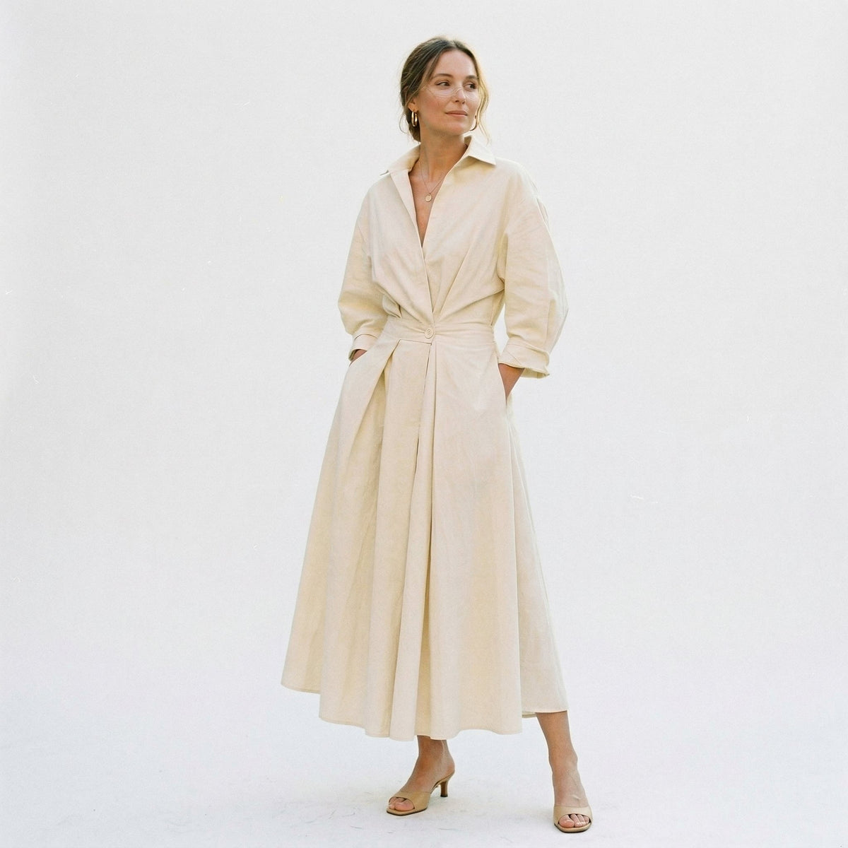 Tamsin | Long-Sleeve Maxi Dress