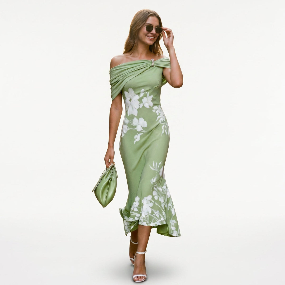 Imogen | Long-Sleeve Midi Dress