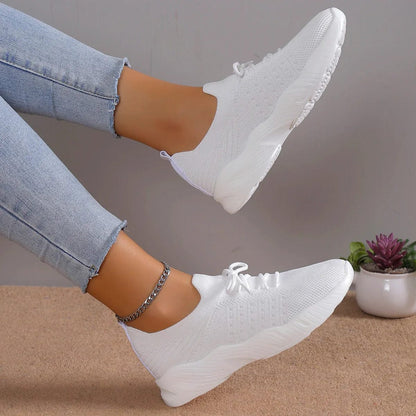 Victoire | Knit Slip-On Sneakers