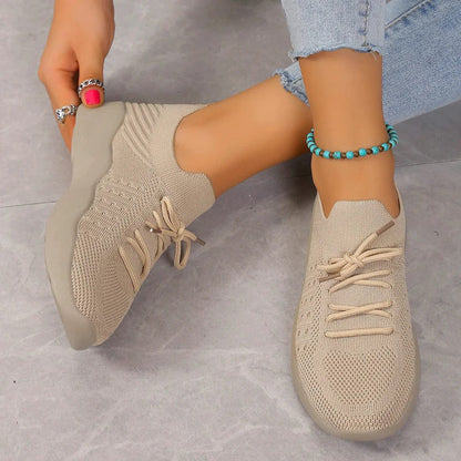 Cecily | Knit Slip-On Sneakers for Women