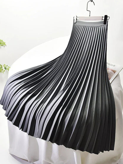 Seraphina | Elegant Pleated Midi Skirt