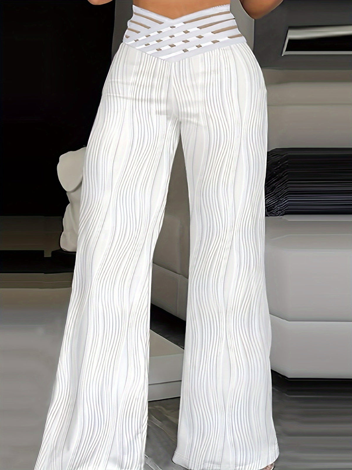 Alyssa | High-Waisted Wide-Leg Dress Pants