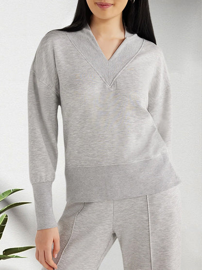 Relaxed knit lounge set, view 2