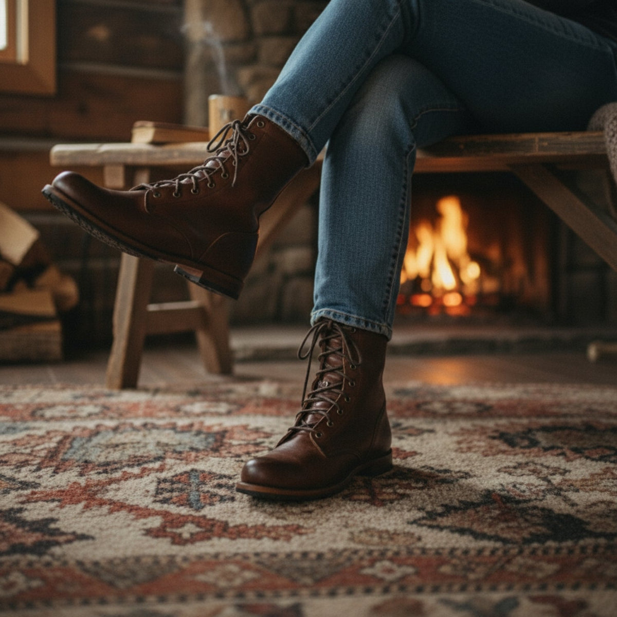 Women's Britta lace-up mid-calf boots - view 5
