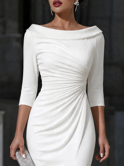Knee length cocktail dress, view 2
