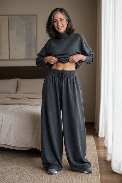 Turtleneck two-piece set, view 2