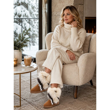 Women's Hilde fluffy-trim pull-on winter boots - view 6