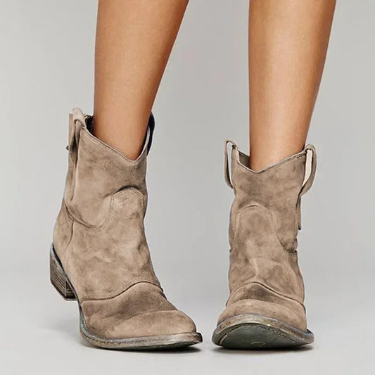 Women's Idun block-heel western ankle boots - view 1