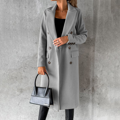 Women's Ingela classic winter coat in Gray