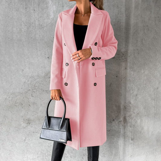 Women's Ingela classic winter coat in Pink