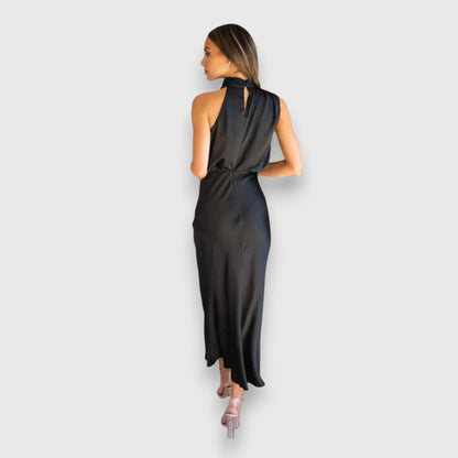 Women's Jolene halter wedding guest midi dress - view 6