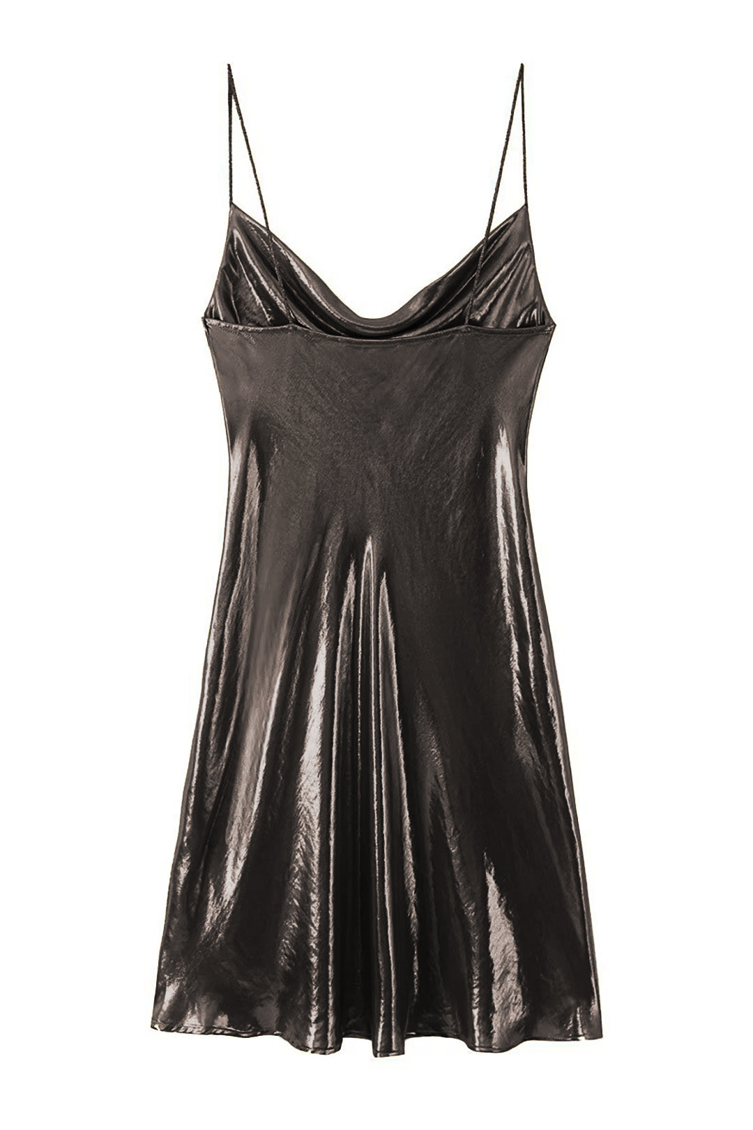Metallic cocktail mini dress, view 6