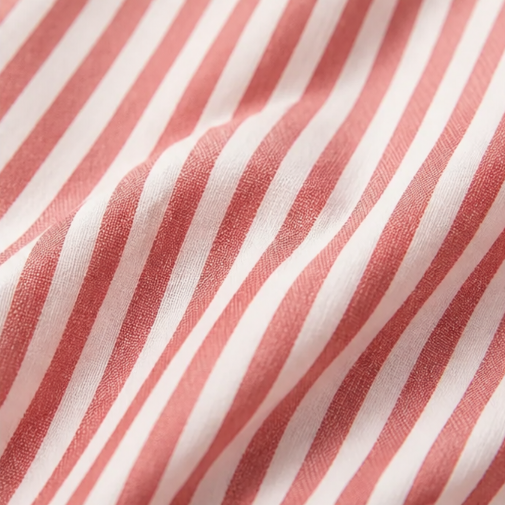 Striped puff sleeve blouse, view 10