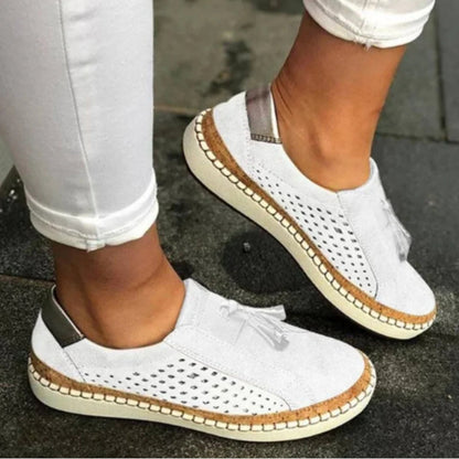Women's Nanette low-profile slip-on sneakers in White