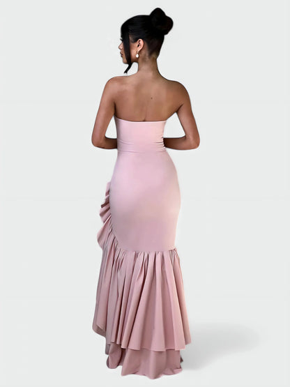 Strapless ruffle maxi dress, second color variant