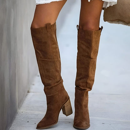 Women's Savannah over-the-knee boots in Brown