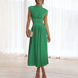 Isalina | Halter Summer Midi Dress