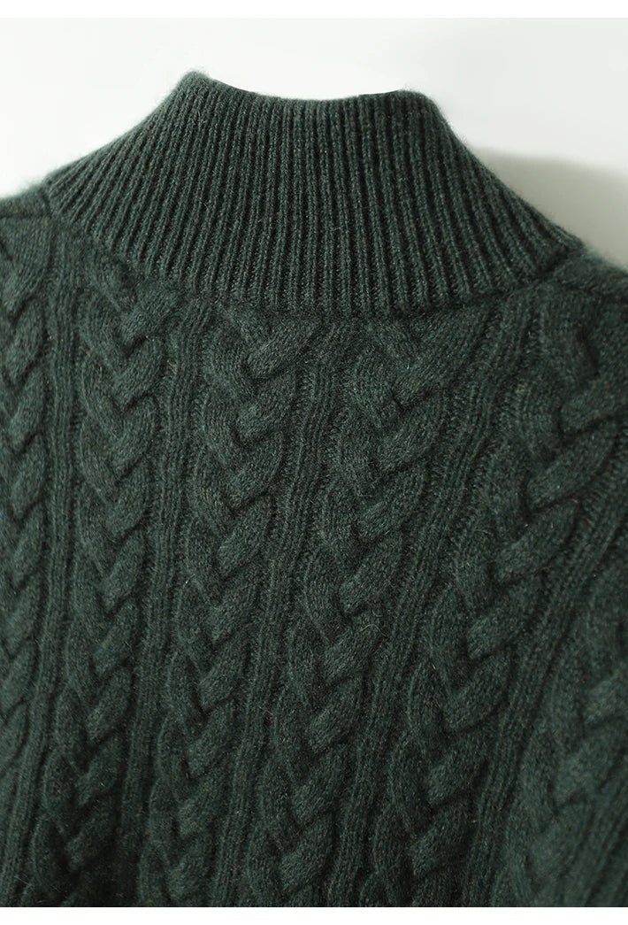 Women's Ylva diamond cable knit sweater - view 20