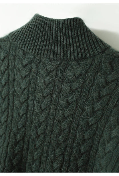 Women's Ylva diamond cable knit sweater - view 20